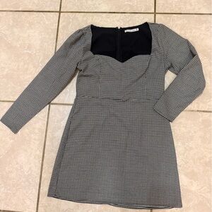 Abercrombie & Fitch Black and White Mini Dress